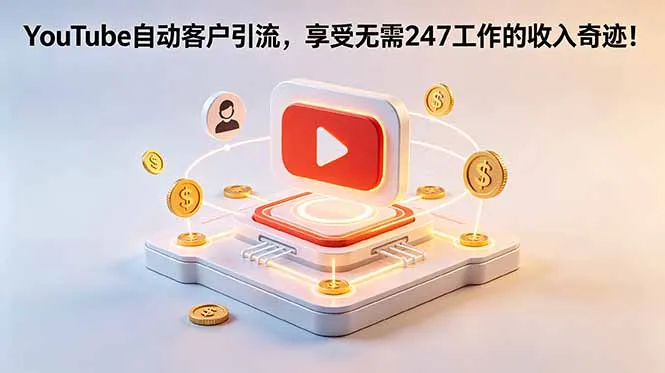 YouTube 自动客户引流，享受无需 247 工作的收入奇迹！【原创双语字幕】-706资源网
