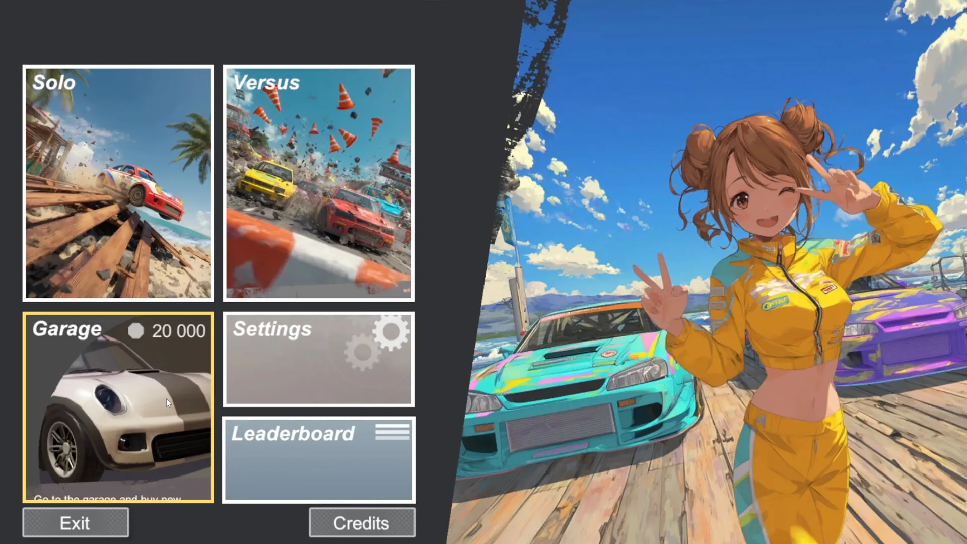 霓虹弯道赛车/Neon Curves Racing-706资源网