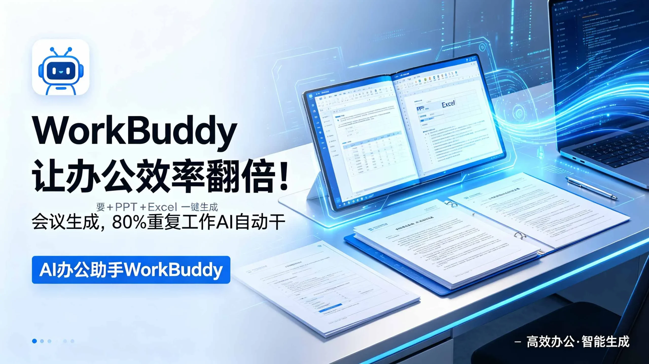 WorkBuddy让办公效率翻倍！会议纪要+PPT+Excel一键生成，80%重复工作AI自动干-706资源网