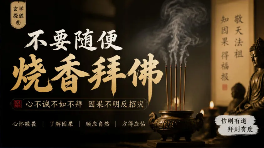 某公众号付费文章：玄学提醒：不要随便烧香拜佛-706资源网